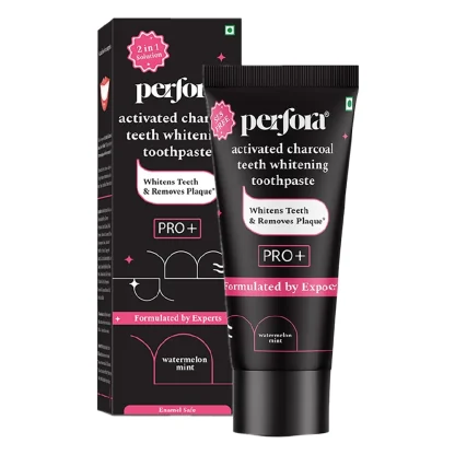 Perfora Activated Charcoal Teeth Whitening Toothpaste - Watermelon Mint : 100 g