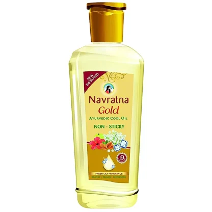 Navratna Gold Ayurvedic Cool Non Sticky Oil : 45 ml