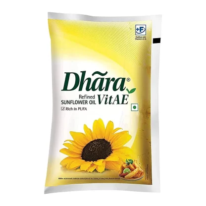 Dhara Refined Sunflower Oil (1 L) : 910 g