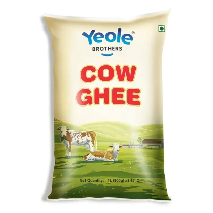 Yeole Brothers Cow Ghee Pouch (1 L) : 900 g