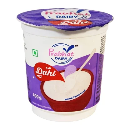 Prabhat Dairy Cup Dahi : 400 gms