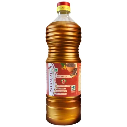 Patanjali Kachi Ghani Mustard Oil (1 L) : 910 g
