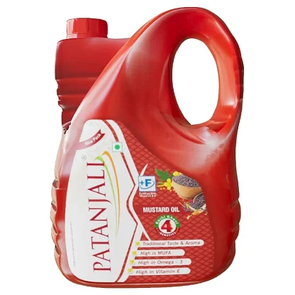 Patanjali Kachi Ghani Mustard Oil : 4.55 kg