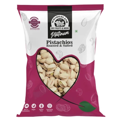 Wonderland Roasted & Salted California Pista : 400 gms