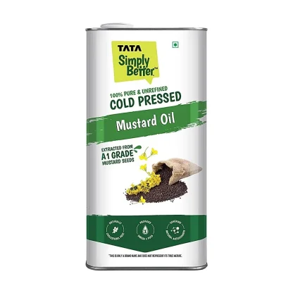 Tata Simply Better Cold Pressed Mustard Oil (5 Liter ) : 4.55 kg