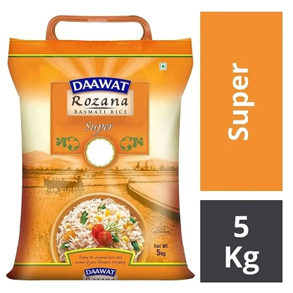 Daawat Rozana Super Basmati Rice : 5 kgs