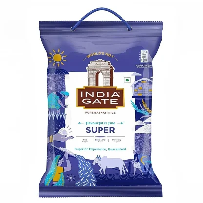 India Gate Super Basmati Rice : 5 kgs