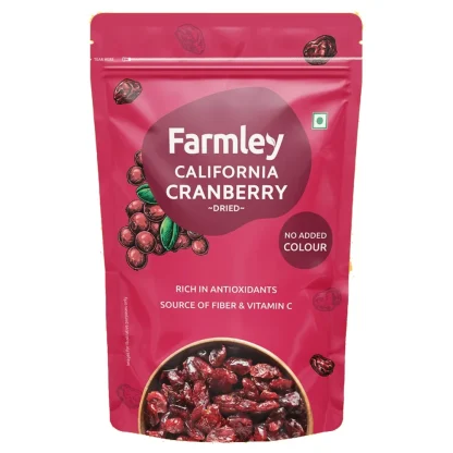 Farmley California Cranberries Dried Pouch : 200 g