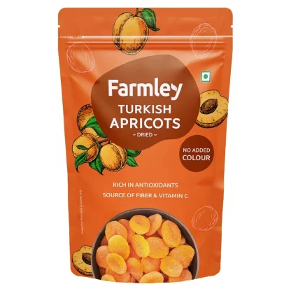 Farmley Turkish Apricots Dried Pouch : 200 g