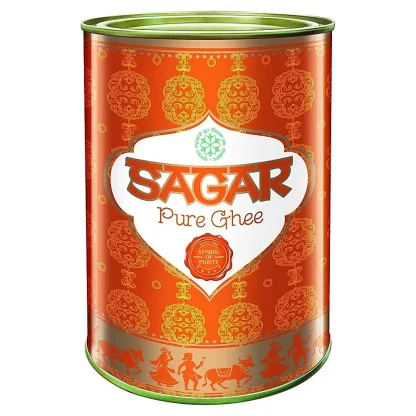 Sagar Pure Ghee Tin (5 L) : 4.52 kg