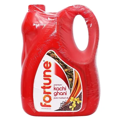 Fortune Kachi Ghani Mustard Oil (5 L) : 4.550 kg