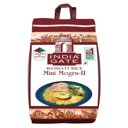 India Gate Basmati (Broken) Rice Mini Mogra-II : 5 kg