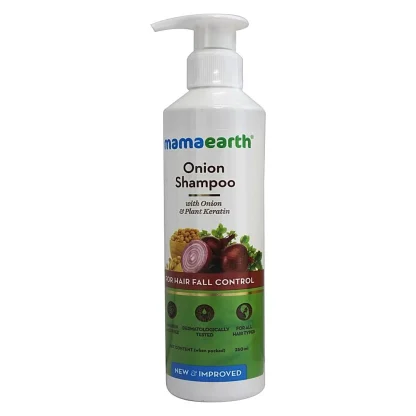 Mamaearth Onion & Plant Keratin Shampoo : 250 ml