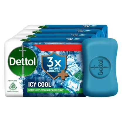 Dettol Icy Cool Soap : 4x100 g