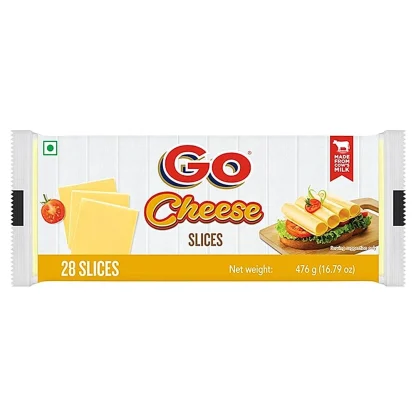 Gowardhan Cheese Slice - 28 Slices : 476 gms