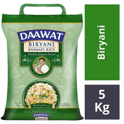 Daawat Biryani Basmati Rice : 5 kgs