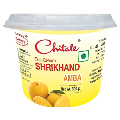 Chitale Full Cream Shrikhand Amba : 500 gms