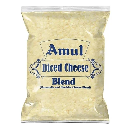 Amul Diced Blend Cheese : 1 kg