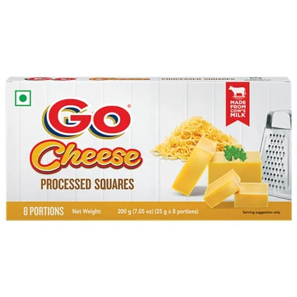 Gowardhan Go Cheese Processed Square : 200 gms