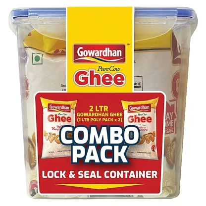 Gowardhan Pure Cow Ghee Pouch (2x1 L) : 1.81 kg