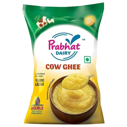 Prabhat Dairy Cow Ghee Pouch (1 L) : 902 g
