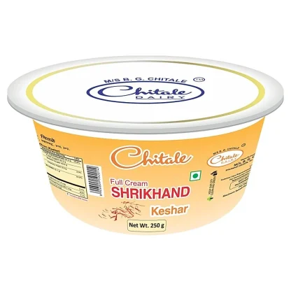 Chitale Full Cream Keshar Shrikhand : 250 gms