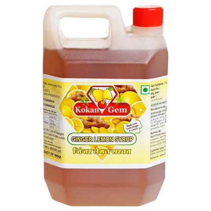 Kokan Gem Ginger Lemon Syrup : 1 L