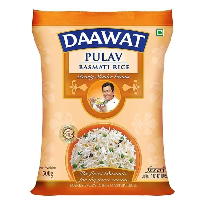Daawat Pulav Basmati Rice : 500 gms