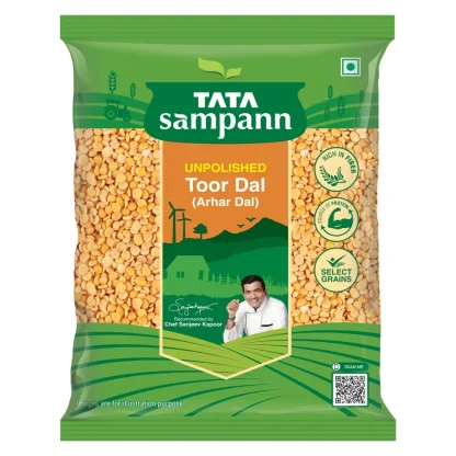 Tata Sampann Unpolish Toor Dal : 2 kg