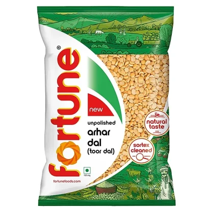 Fortune Unpolished Arhar Dal (Toor Dal) : 500 g