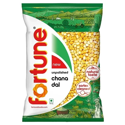 Fortune Unpolished Chana Dal : 500 g