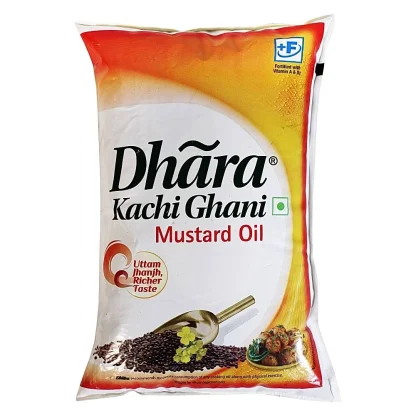 Dhara Kachighani (Mustard) Oil (1 L) : 910 g