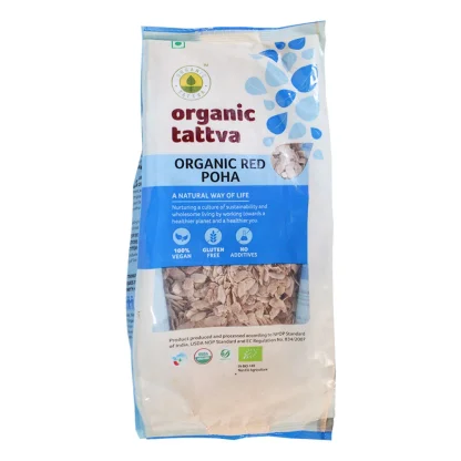 Organic Tattva Red Poha : 500 gms