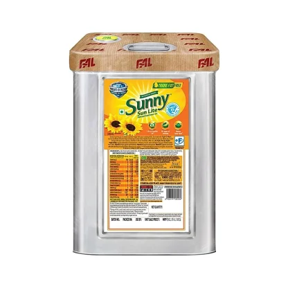 Sunny Sun Lite Refined Sunflower Oil Tin : 13 kg