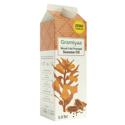 Gramiyaa Wood Cold Pressed Sesame Oil (1 L) : 910 g