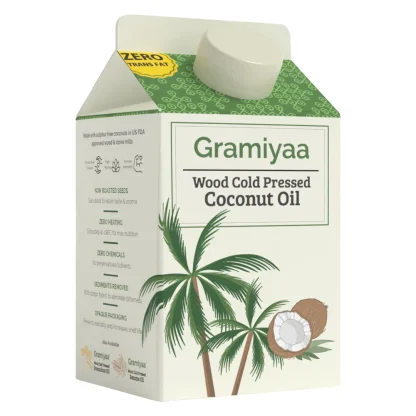 Gramiyaa Wood Cold Pressed Coconut Oil (500 ml) : 453 g