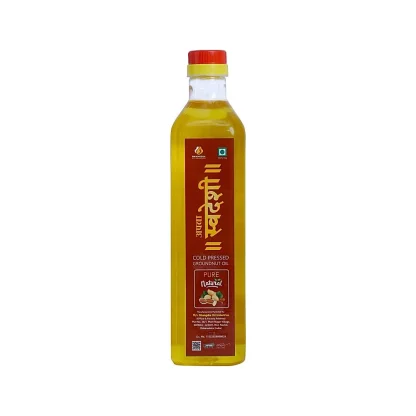 Apna Swadeshi Cold Pressed Groundnut Oil (1 L) : 910 g