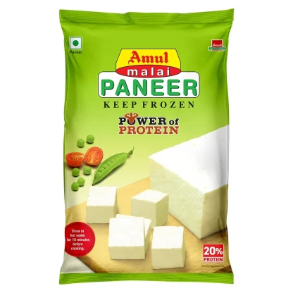 Amul Malai Paneer (Frozen) : 200 gms