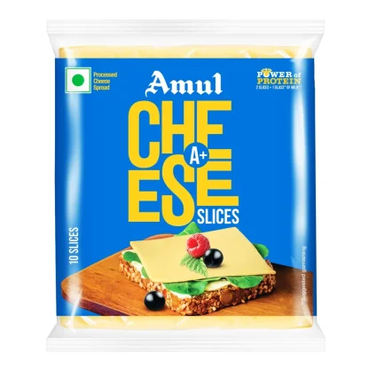 Amul A+ Cheese Slices : 200 g