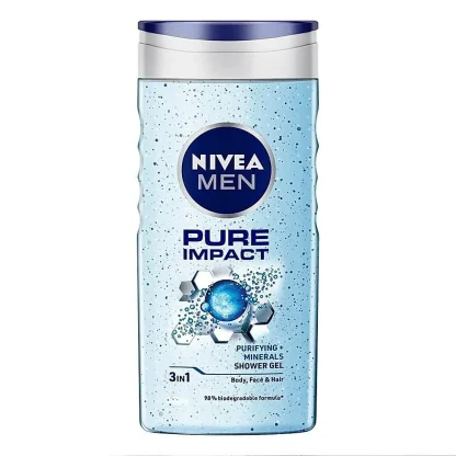 Nivea Men Pure Impact Shower Gel : 250 ml