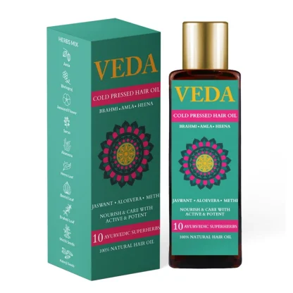 Veda Ayurvedic Cold Pressed Hair Oil : 200 ml