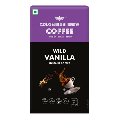 Colombian Brew Instant Coffee Wild Vanilla : 100 gms