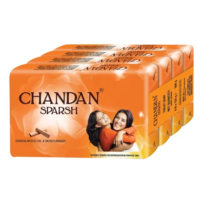 Chandan Sparsh Soap : 4x125 g