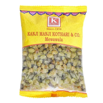 KMK Green Raisins Afghan (Kismis) : 200 gms