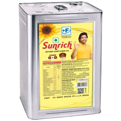 Sunrich Refined Sunflower Oil : 13 kg