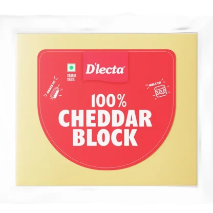 D'lecta Natural Cheddar Cheese : 200 g