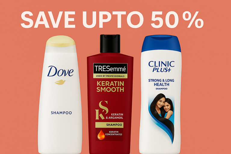 Sulfate-free aloe vera hair shampoo for dry and frizzy hair in a blue bottle