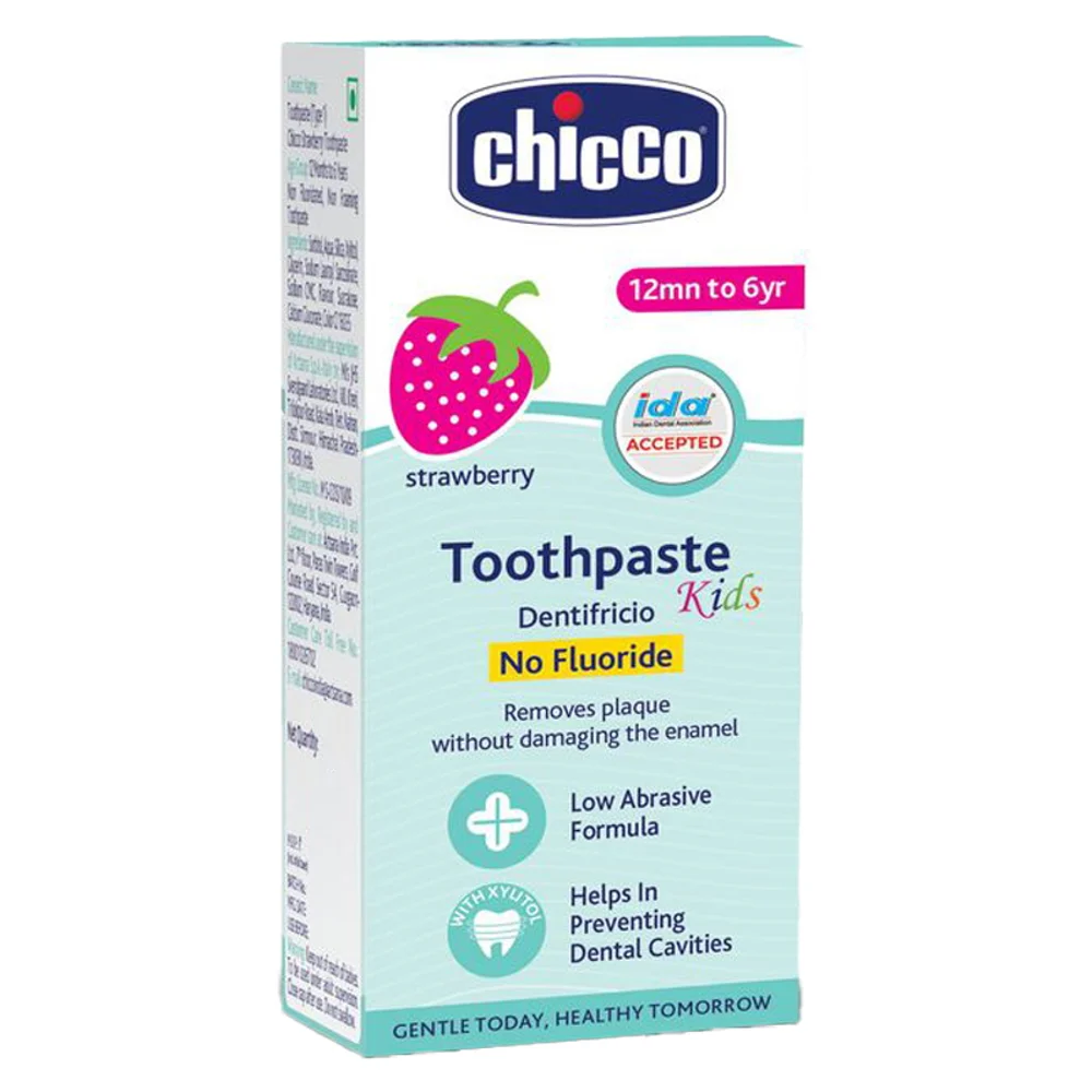 Chicco Kids Toothpaste Strawberry (12mn-6yr ) : 50 g