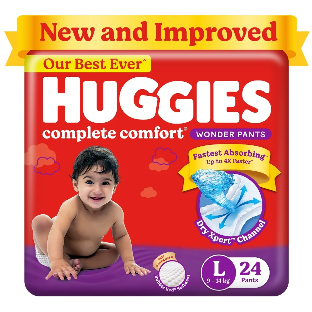 Huggies Dry Pants L (9-14 kg) : 24 Units