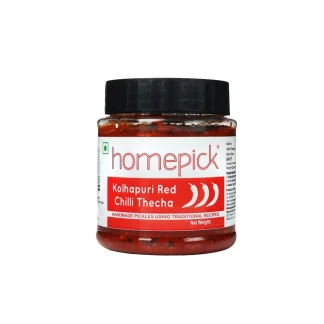 Homepick Kolhapuri Red Chilli Thecha : 250 g